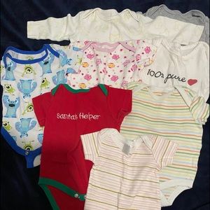 Large 0-3 m baby girl lot